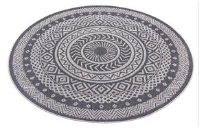 Szary dywan odpowiedni na zewnątrz Ragami Round, ø 160 cm