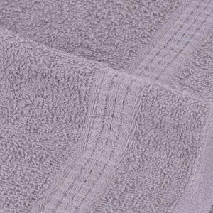 Ręczniki gościnne frogn 10 szt. szare 30x50 cm 360 g/m²