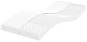 Sofa rozsuwana z materacami, ciemnozielona, 80x200 cm, aksamit