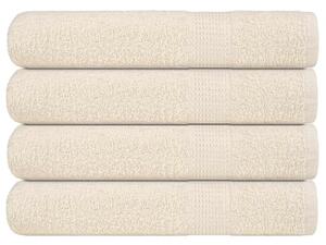 Ręczniki, frogn, 4 szt, kremowe, 100x200 cm, 360 g/m²