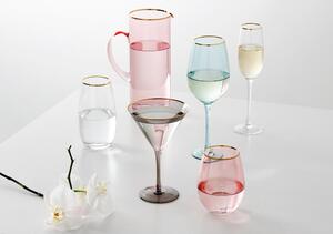 Różowy szklany dzbanek Ladelle Chloe, 1,65 l