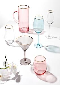 Różowy szklany dzbanek Ladelle Chloe, 1,65 l