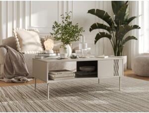 Ława CAMA MEBLE Tresse 110x60x40 cm Beżowy