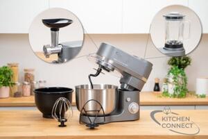 Robot kuchenny planetarny ZELMER ZKR9000 1800W (2 misy w zestawie) kompatybilne z akcesoriami maszynek do mięsa Zelmer
