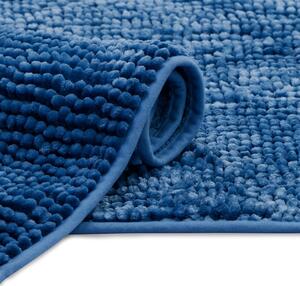 Ciemnoniebieski dywanik łazienkowy AmeliaHome Bati, 60x90 cm