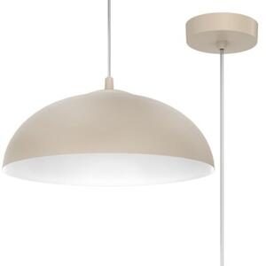 Lampa wisząca Light Home LH Misa 1xE27 klosz 37cm kaszmirowy/biały
