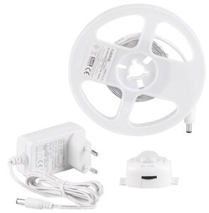 Zestaw taśma LED 12V 2m z zasilaczem i czujnikiem PIR 4000K IP20 316394 Polux
