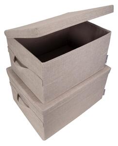 Beżowe pudełko Bigso Box of Sweden Wanda, 34x25 cm