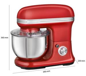 Robot kuchenny planetarny PROFI COOK PC-KM1197 1200W Czerwony