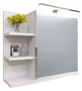 Szafka łazienkowa z lustrem i oświetleniem LED Better Home 60x50x14 cm Biały mat