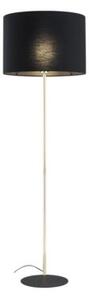 Lampa podłogowa UMBERTO BLACK TK Lighting 16029 czarno-złota E27 155 cm nowoczesna do salonu