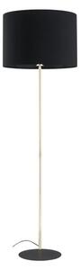Lampa podłogowa UMBERTO BLACK TK Lighting 16029 czarno-złota E27 155 cm nowoczesna do salonu