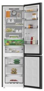 Lodówka GRUNDIG GKPN66940LXRW No Frost 203.5cm Ciemny Inox VitaminZone - wygodna szuflada na warzywa