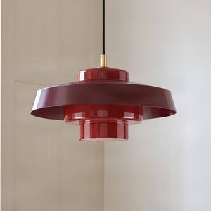 Lampa wisząca Rico NOLA, czerwony, salon / jadalnia, metal, design