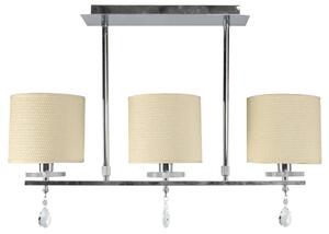 Kremowa potrójna lampa wisząca - D227 E6-H58