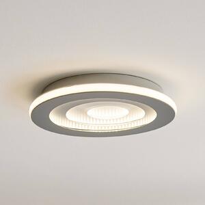 OSRAM Lampa sufitowa ORBIS SPIRAL CENTRAL LIGHT, możliwość ściemniania, aluminiowy / szary / cynkowy, salon / jadalnia, metal, nowoczesny