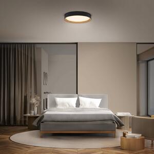 OSRAM Lampa sufitowa ORBIS LARIOS, możliwość ściemniania, czarny, salon / jadalnia, metal, nowoczesny
