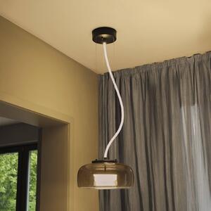 OSRAM Lampa wisząca DECOR GLOW, aluminiowy / szary / cynkowy, salon / jadalnia, szkło, nowoczesny