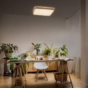 OSRAM Lampa sufitowa ORBIS ALICIA, możliwość ściemniania, jasne drewno, salon / jadalnia, metal, nowoczesny