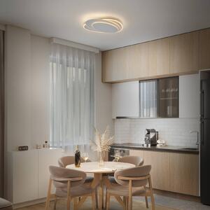 OSRAM Lampa sufitowa ORBIS LAYERS, możliwość ściemniania, biały / opal, salon / jadalnia, metal, nowoczesny