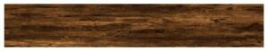 Półki ścienne, 4 szt., przydymiony dąb, 60x10x1,5 cm