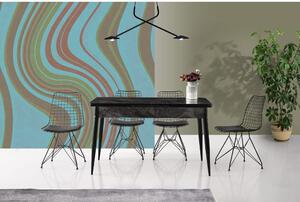 Czarne metalowe krzesła zestaw 2 szt. Tivoli – Kalune Design