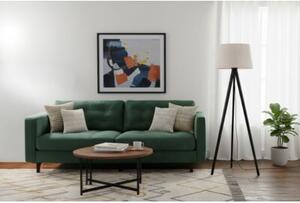 Lampa podłogowa trójnóg czarny Light Home LH Len 1xE27 44cm abażur stożek jasny beżowy L01