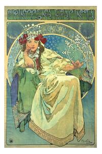 Reprodukcja obrazu Alfonsa Muchy Princess Hyazin – Fedkolor, 40x60 cm