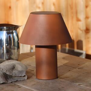 Markslöjd Lampa stołowa LED Vivo, brązowa, IP44, wysokość 30 cm, ściemniana. możliwość ściemniania, brązowy / rdzawy, metal, skandynawski