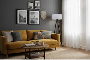 Lampa podłogowa trójnóg czarny Light Home LH Gaja 1xE27 44cm abażur walec szary