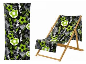 Ręcznik Plażowy Kąpielowy Szybkoschnący Na Basen 70x140cm Mikrofibra Piłki