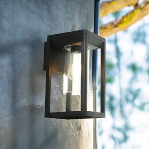 Searchlight Kinkiet zewnętrzny Atlanta, czarny, aluminium, nowoczesny