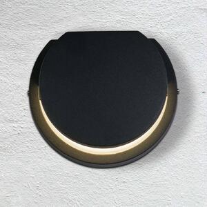 Searchlight Kinkiet zewnętrzny Chiswick, czarny, aluminium, nowoczesny