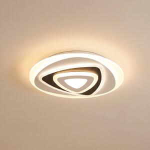 Lampa sufitowa LED Rebeka Lindby, możliwość ściemniania, biały / opal, salon / jadalnia, tworzywo sztuczne, nowoczesny