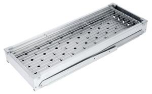 Grill węglowy stalowy składany przenośny 73x21x37 cm