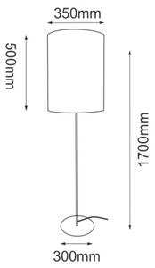 Lampa stojąca podłogowa 170 cm czarna z jutowym abażurem 1xE27 20W LAMEGO 2025 Shilo