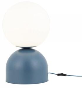 Lampka nocna stołowa TK Lighting MIKI NAVY BIG 11431 granatowo-biała, E27, 52 cm, włącznik na kablu