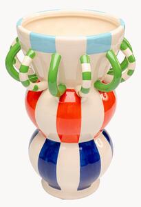 Ręcznie malowany wazon Harlequin, W 33 cm