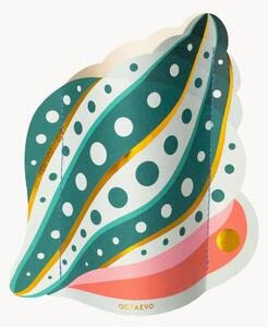 Ręcznie wykonany wazon dekoracyjny z papieru Shell Mini, W 17 cm