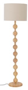 Lampa stojąca w naturalnym kolorze z tekstylnym kloszem (wysokość 154,5 cm) Giacoma – Bloomingville