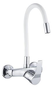 Bateria kuchenna HYDROSAN EBRO-WH-CH Chrom / Biały