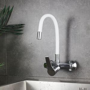 Bateria kuchenna HYDROSAN EBRO-WH-CH Chrom / Biały