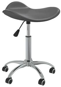 Szary nowoczesny taboret obrotowy regulowany P9-L16