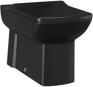 Creavit Lara miska WC kompakt czarny mat LR360-11SM00E-0000