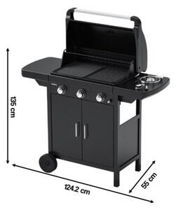 Grill ogrodowy gazowy CAMPINGAZ Compact 3 EXS 7.5 + 2.1 kW 61 x 35 cm