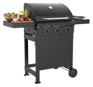 Grill ogrodowy gazowy LANDMANN Rexon New 3.0 01573 Czarny 13.95 kW 65 x 40 cm