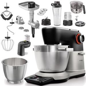 Robot kuchenny planetarny BOSCH OptiMUM Seria 8 MUMS8ZS60 1800W z maszynką do mięsa i wbudowaną wagą