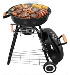 Grill ogrodowy węglowy ACTIVA 19401 Zamykany, okrągły, na kółkach