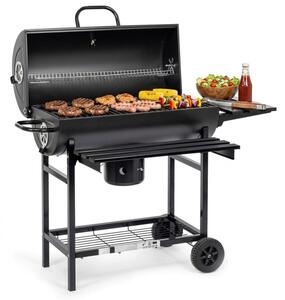 Grill ogrodowy węglowy ACTIVA 11260 Zamykany, beczka, żeliwny ruszt, popielnik, termometr