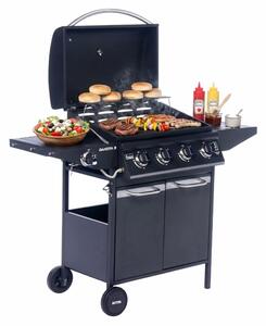 Grill ogrodowy gazowy ACTIVA Dakota III 4+1 19784GD 12.8 kW (4 x 3.2 kW + 3.2 kW) 64 x 40 cm